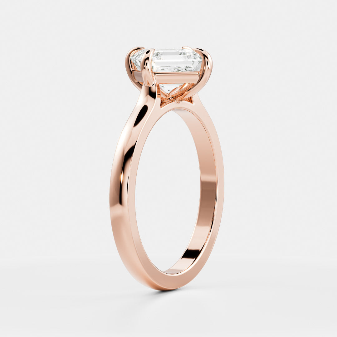 Solitaire-Oval Lab Grown Diamond Engagement Ring