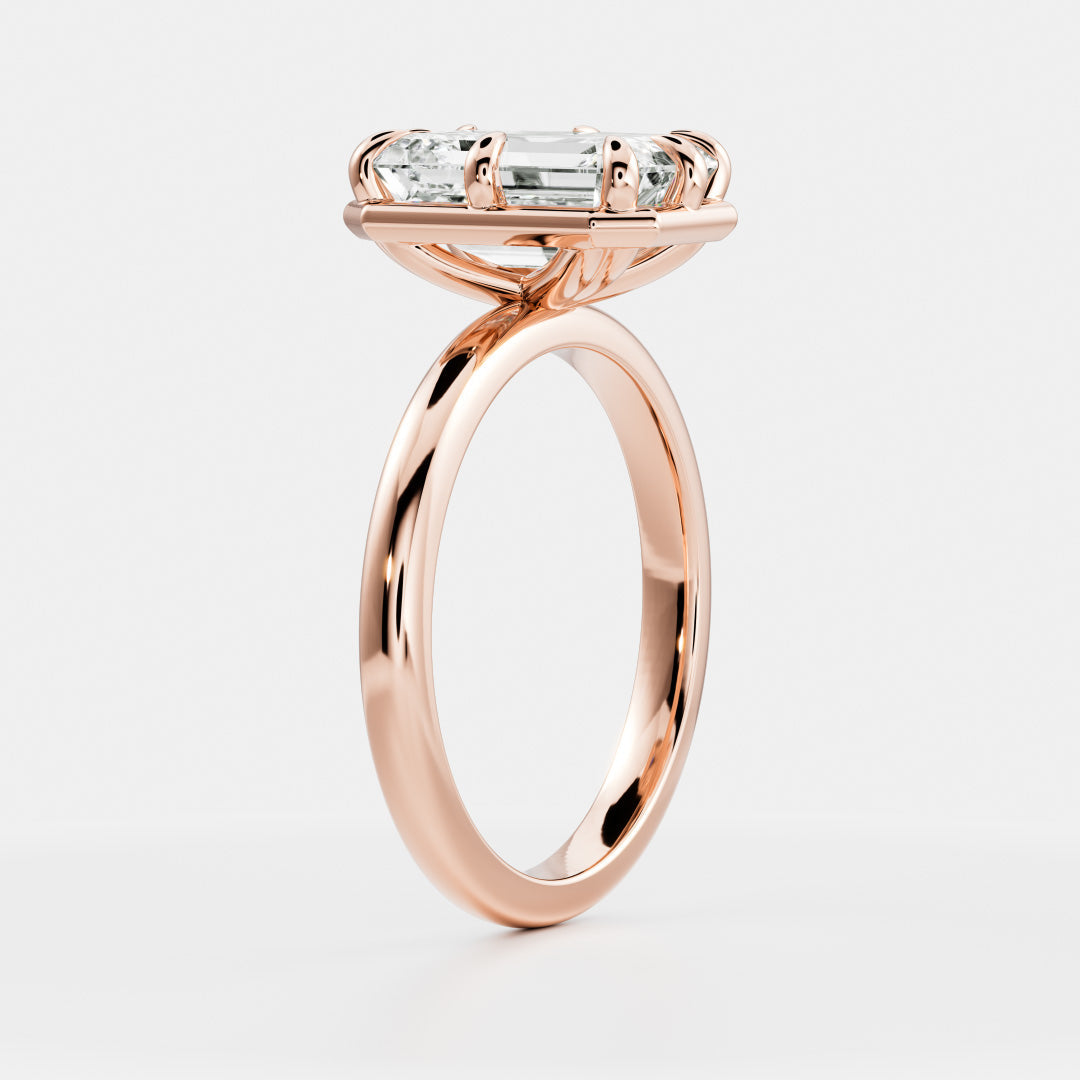 Solitaire-Oval Lab Grown Diamond Engagement Ring