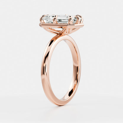 Solitaire-Oval Lab Grown Diamond Engagement Ring
