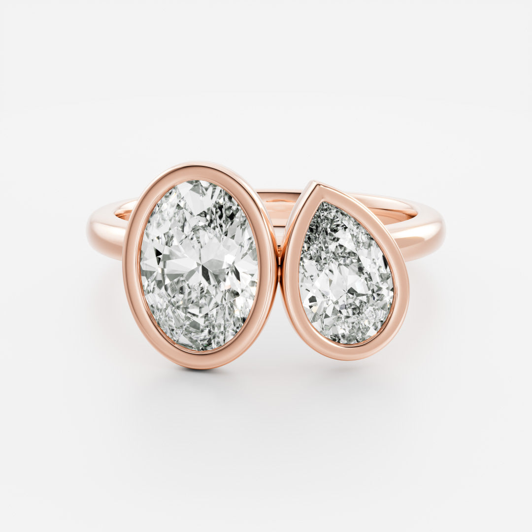 Solitaire-Oval Lab Grown Diamond Engagement Ring
