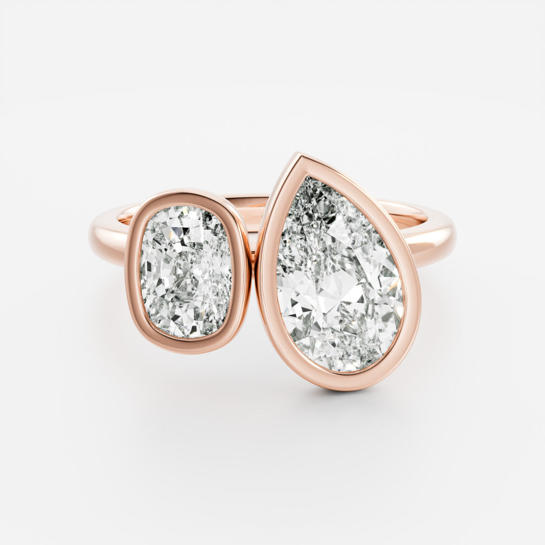 Solitaire- 1.0 CT Oval Moissanite Engagement Ring