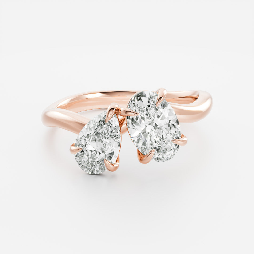 Solitaire-Oval Lab Grown Diamond Engagement Ring