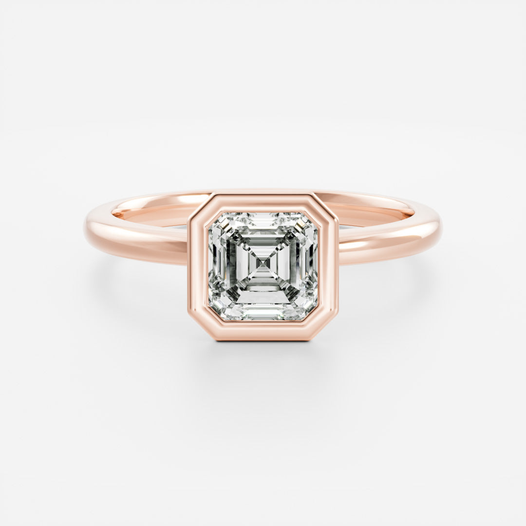 Solitaire-Oval Lab Grown Diamond Engagement Ring