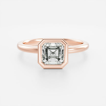 Solitaire-Oval Lab Grown Diamond Engagement Ring