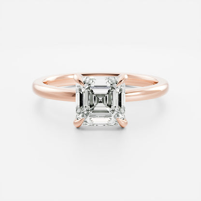 Solitaire-Oval Lab Grown Diamond Engagement Ring