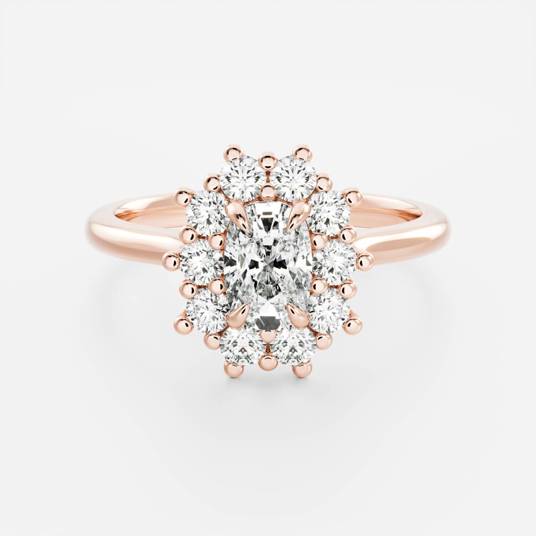 Solitaire-Oval Lab Grown Diamond Engagement Ring
