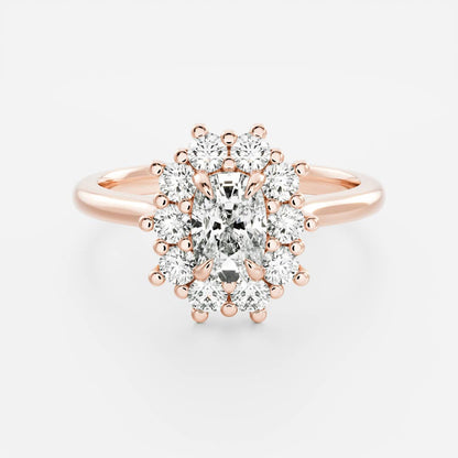 Solitaire-Oval Lab Grown Diamond Engagement Ring