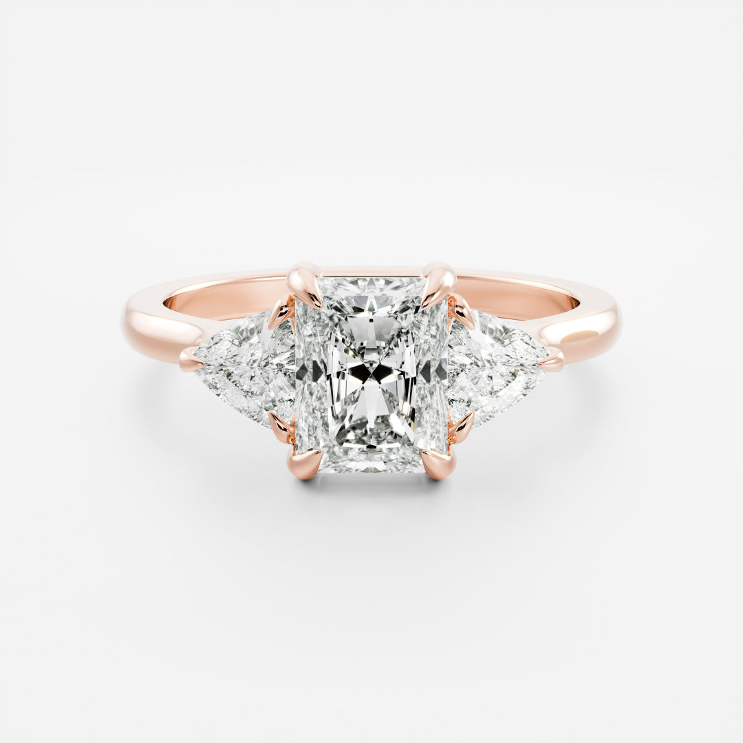 Solitaire- 1.0 CT Oval Moissanite Engagement Ring