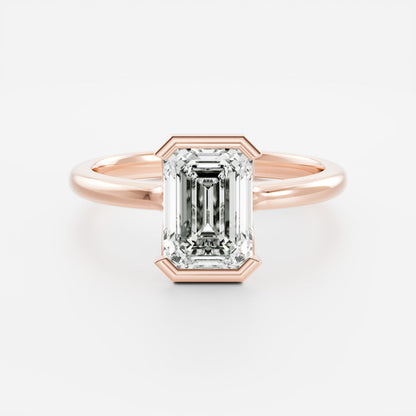 Solitaire-Oval Lab Grown Diamond Engagement Ring
