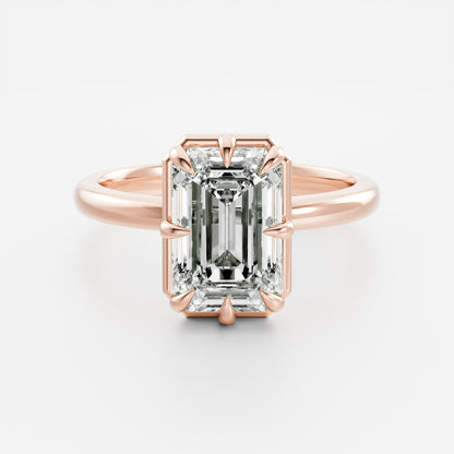 Solitaire-Oval Lab Grown Diamond Engagement Ring