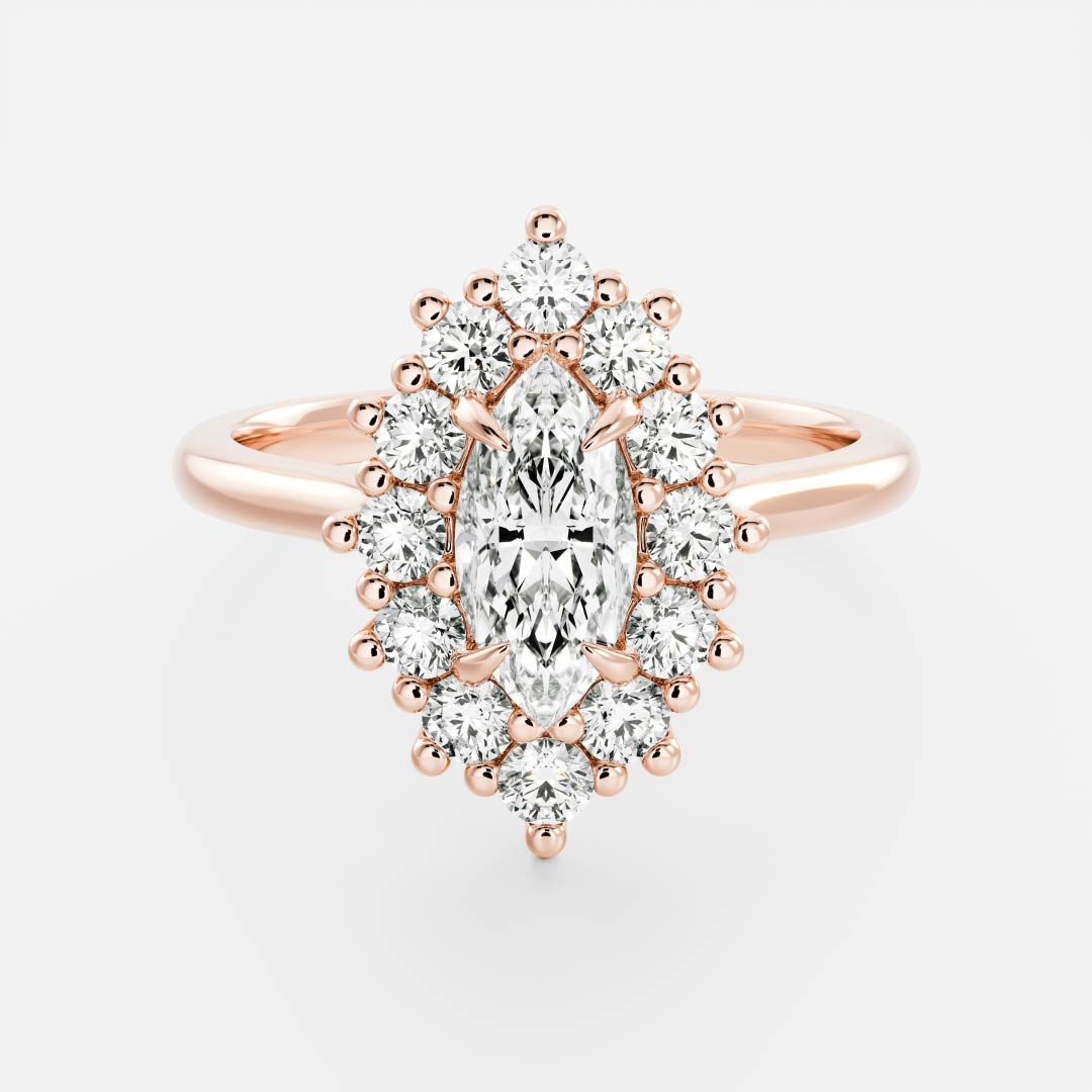 Solitaire-Oval Lab Grown Diamond Engagement Ring