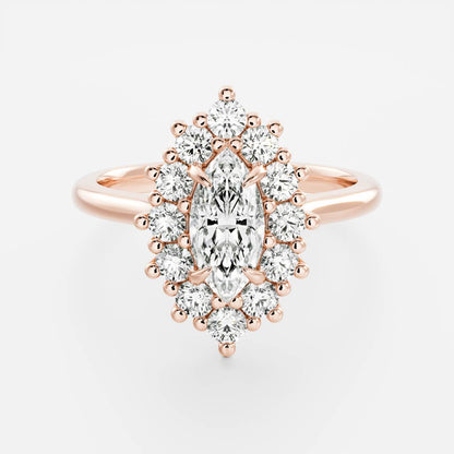 Solitaire- 1.0 CT Oval Moissanite Engagement Ring