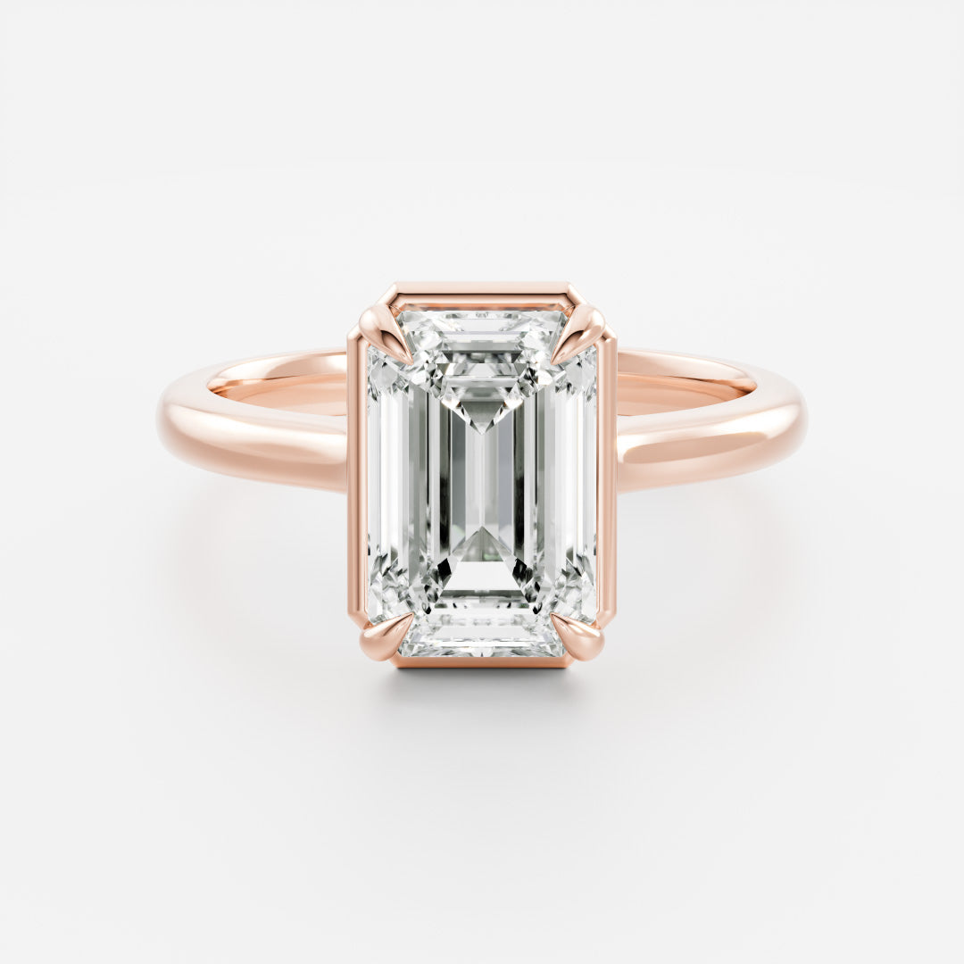 Solitaire-Oval Lab Grown Diamond Engagement Ring