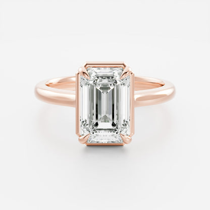 Solitaire-Oval Lab Grown Diamond Engagement Ring