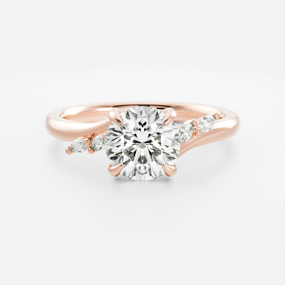 Solitaire-Oval Lab Grown Diamond Engagement Ring