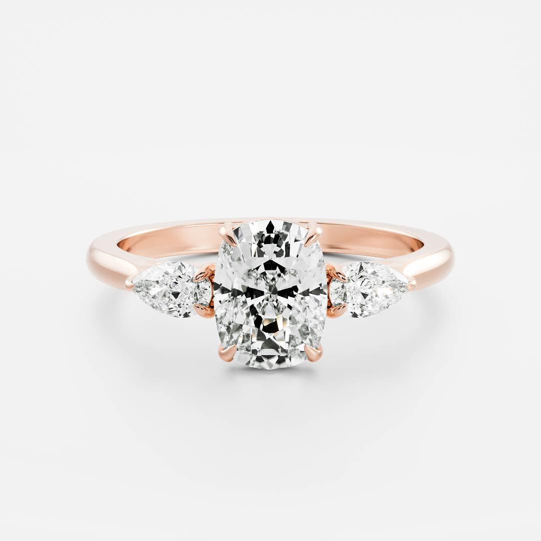 Solitaire-Oval Lab Grown Diamond Engagement Ring