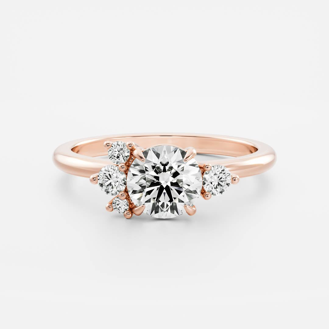 Solitaire- 1.0 CT Oval Moissanite Engagement Ring