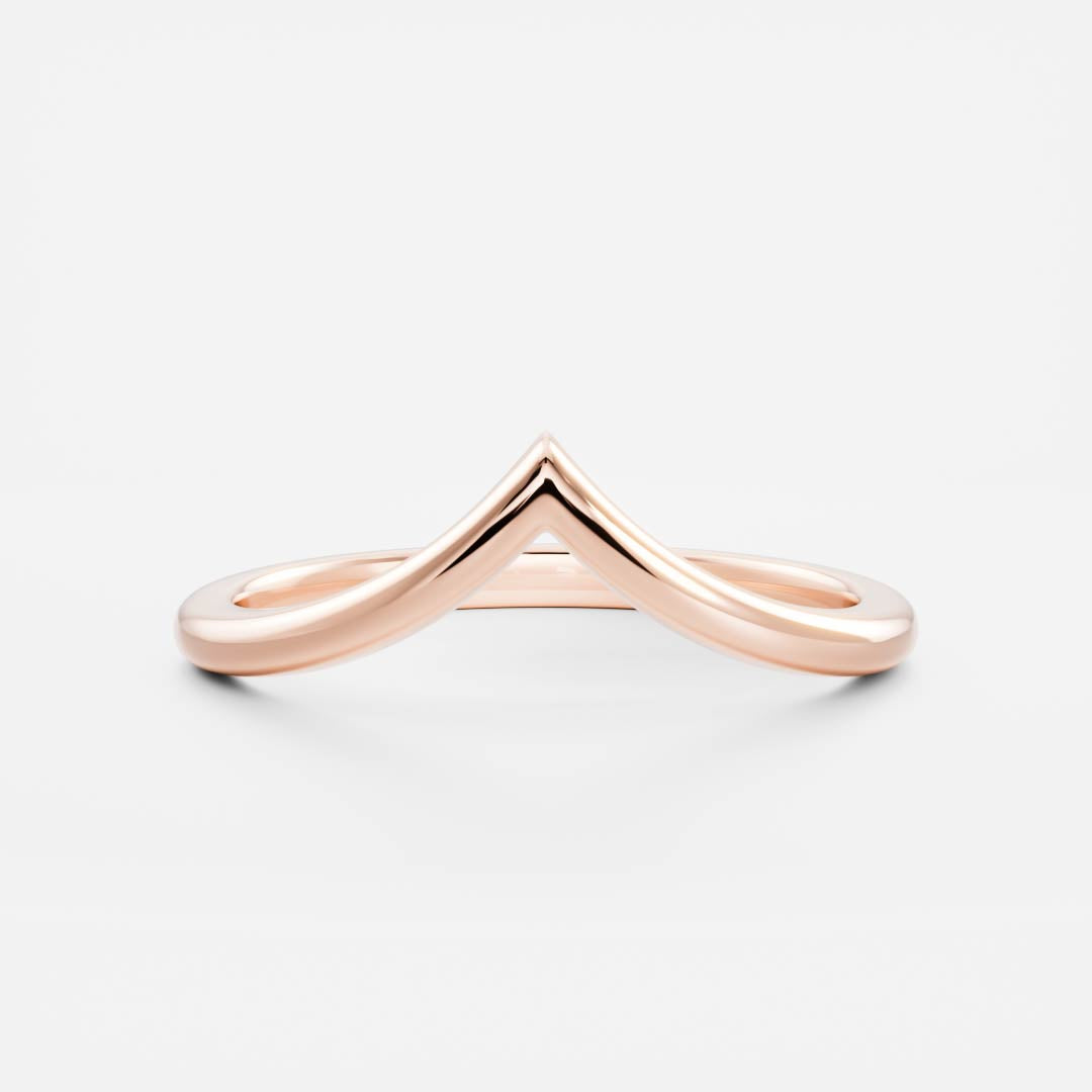 Chevron Plain- Wedding Band