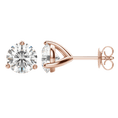 Load image into Gallery viewer, 2.0 Carat Round Brilliant Lab-Grown Diamond Stud Earrings
