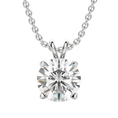 Load image into Gallery viewer, 1.0 CT Round Lab-Grown Diamond Solitaire Pendant Necklace in Gold 5
