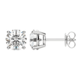 Load image into Gallery viewer, 2.0 Carat Round Lab-Grown Diamond Stud Earrings
