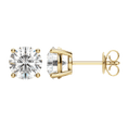 Load image into Gallery viewer, 2.0 Carat Round Lab-Grown Diamond Stud Earrings
