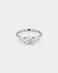 Load image into Gallery viewer, Eternal Elegance: 1.0 CT Round Lab-Grown Diamond Three-Stone Ring
