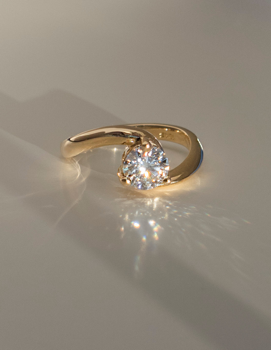 Solitaire-Oval Lab Grown Diamond Engagement Ring