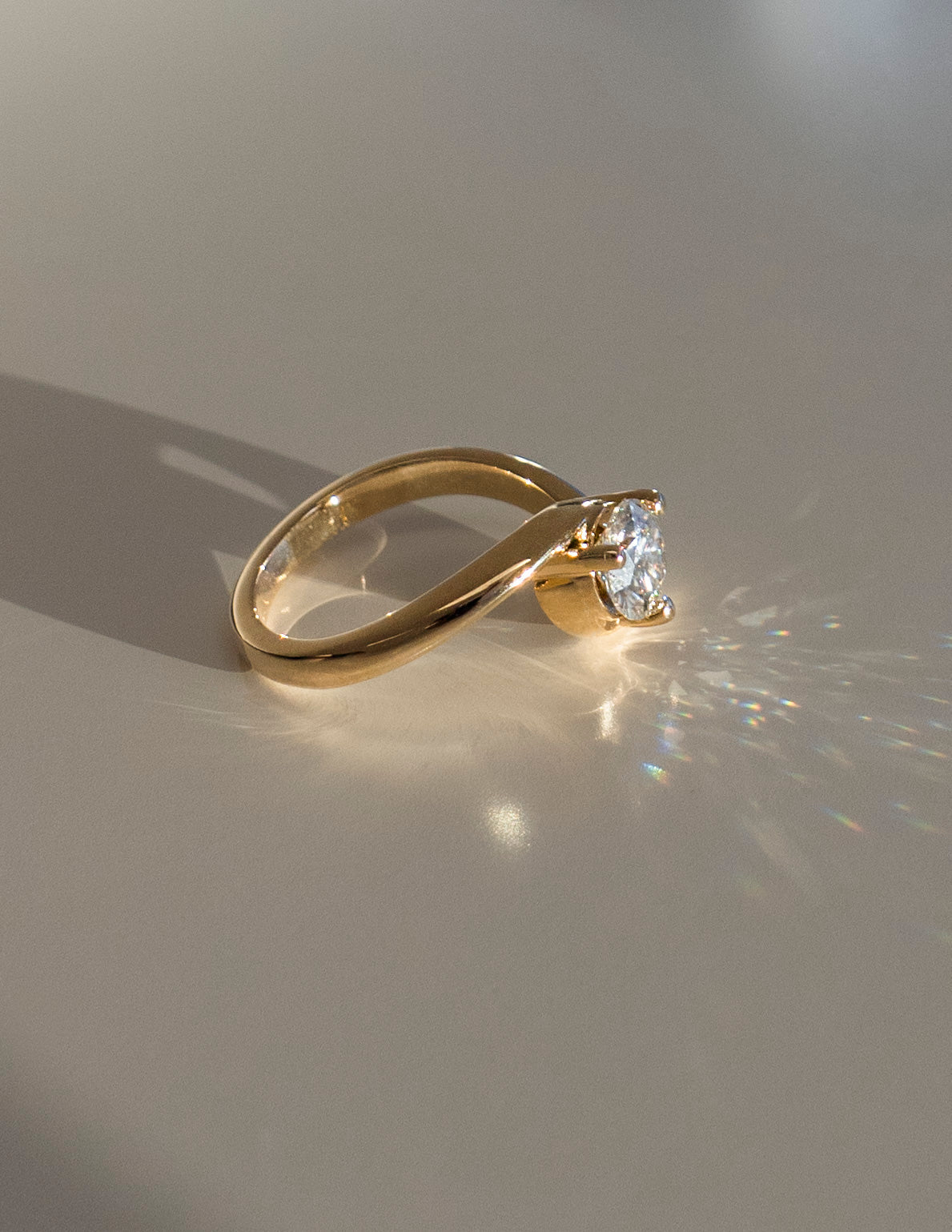 Solitaire-Oval Lab Grown Diamond Engagement Ring