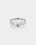 Load image into Gallery viewer, 1.01 CT Round Lab Grown Diamond Solitaire Engagement Ring
