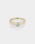 Load image into Gallery viewer, Elegant 0.50 CT Round Lab Grown Diamond Solitaire Engagement Ring
