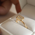 Load image into Gallery viewer, 1.70 CT Radiant Lab-Grown Diamond Gold Solitaire Ring
