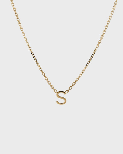 Elegant Gold Initial Choker Necklace 19