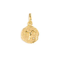 Load image into Gallery viewer, Golden Aries Zodiac Pendant with 0.02 TCW Round Lab Grown Diamond
