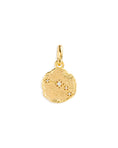 Load image into Gallery viewer, Golden Aries Zodiac Pendant with 0.02 TCW Round Lab Grown Diamond
