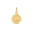 Load image into Gallery viewer, Golden Aries Zodiac Pendant with 0.02 TCW Round Lab Grown Diamond
