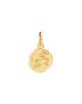 Load image into Gallery viewer, Golden Aries Zodiac Pendant with 0.02 TCW Round Lab Grown Diamond
