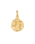 Load image into Gallery viewer, Golden Aries Zodiac Pendant with 0.02 TCW Round Lab Grown Diamond
