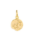 Load image into Gallery viewer, Golden Aries Zodiac Pendant with 0.02 TCW Round Lab Grown Diamond
