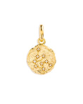 Load image into Gallery viewer, Golden Aries Zodiac Pendant with 0.02 TCW Round Lab Grown Diamond
