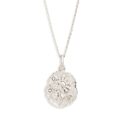 0.05 TCW Round Lab Grown Diamond Zodiac Pendant Necklace 7