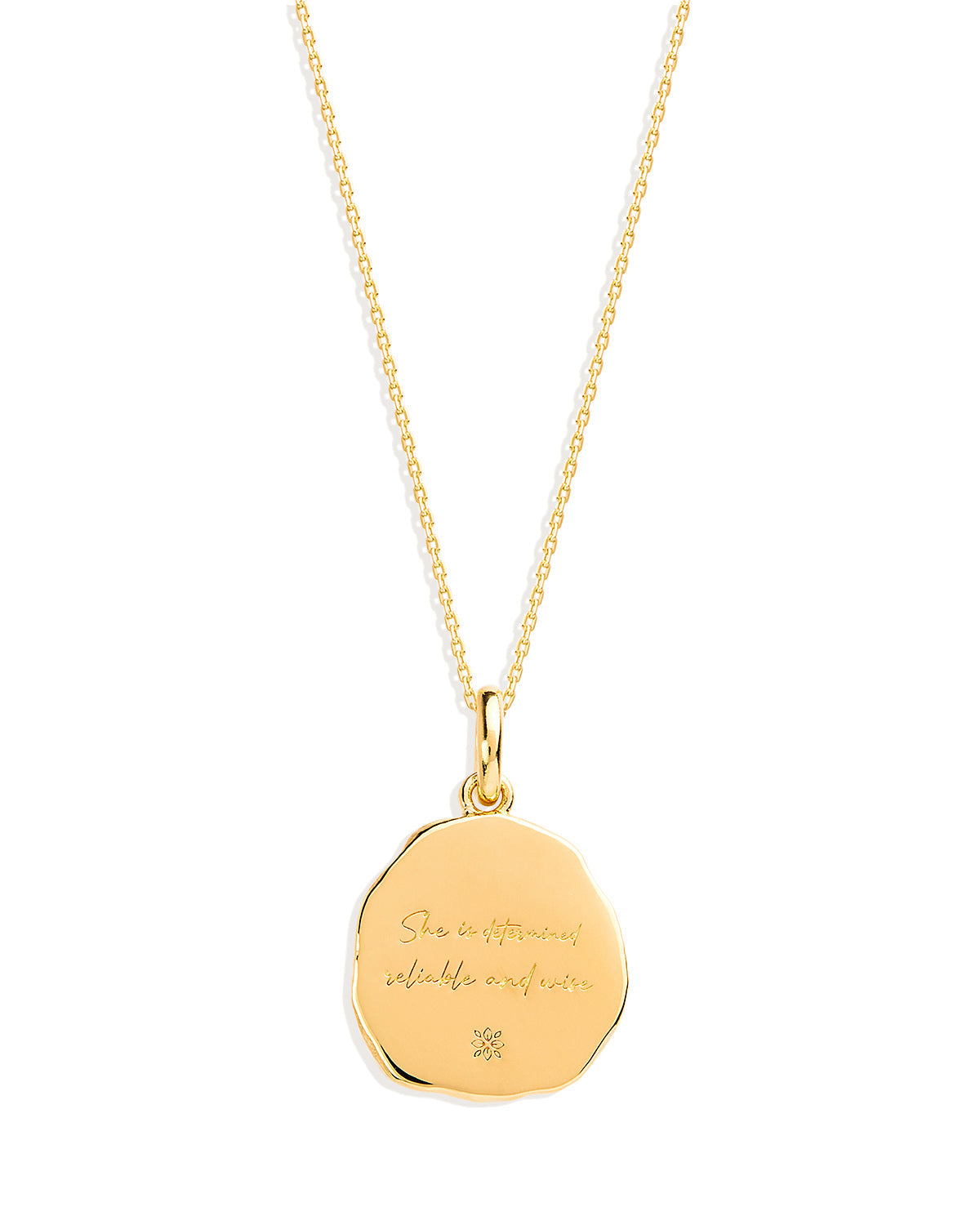 Golden Botanical 0.05 Carat Round Lab Grown Diamond Necklace 16