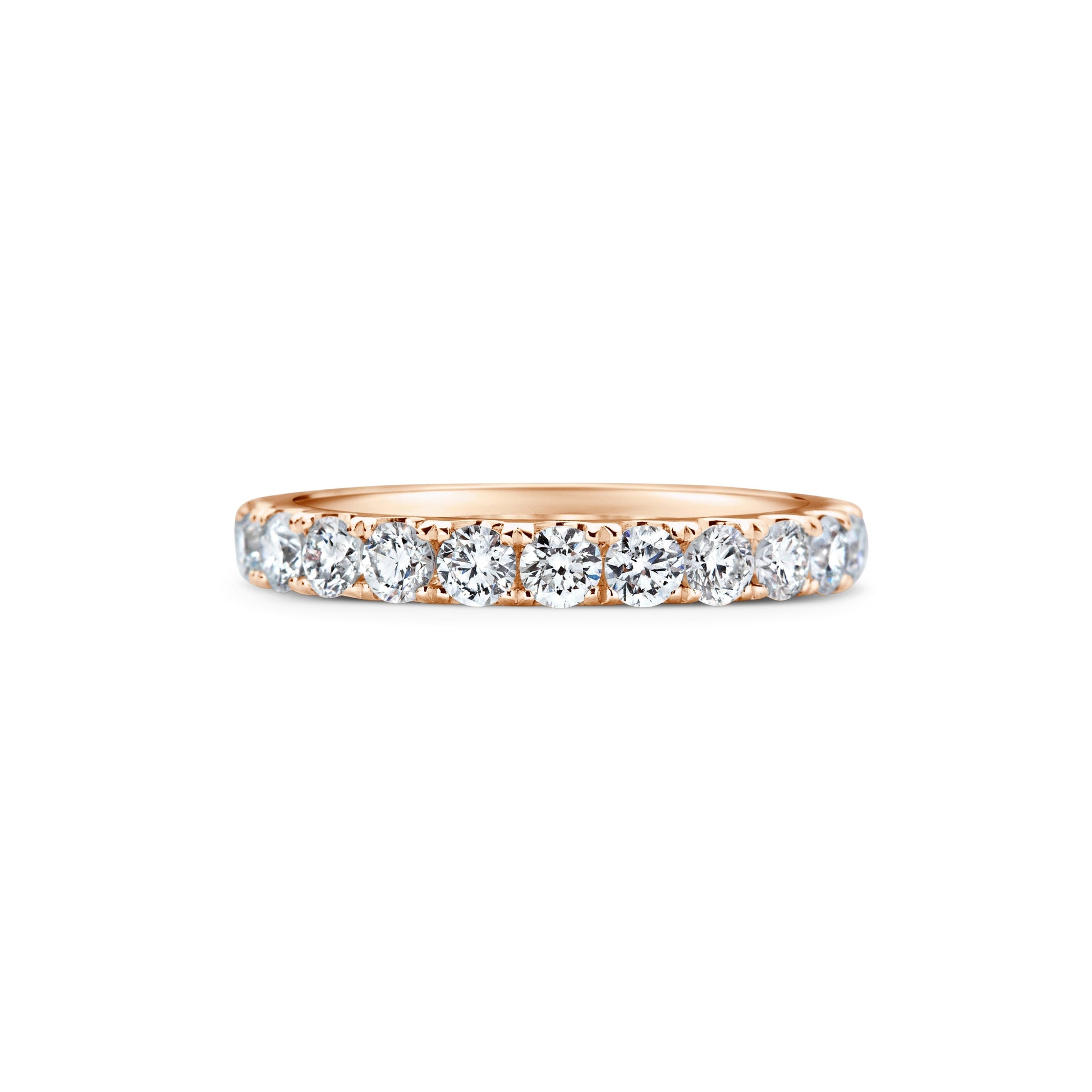 1.5 TCW Round Lab-Grown Diamond Eternity Wedding Band 8