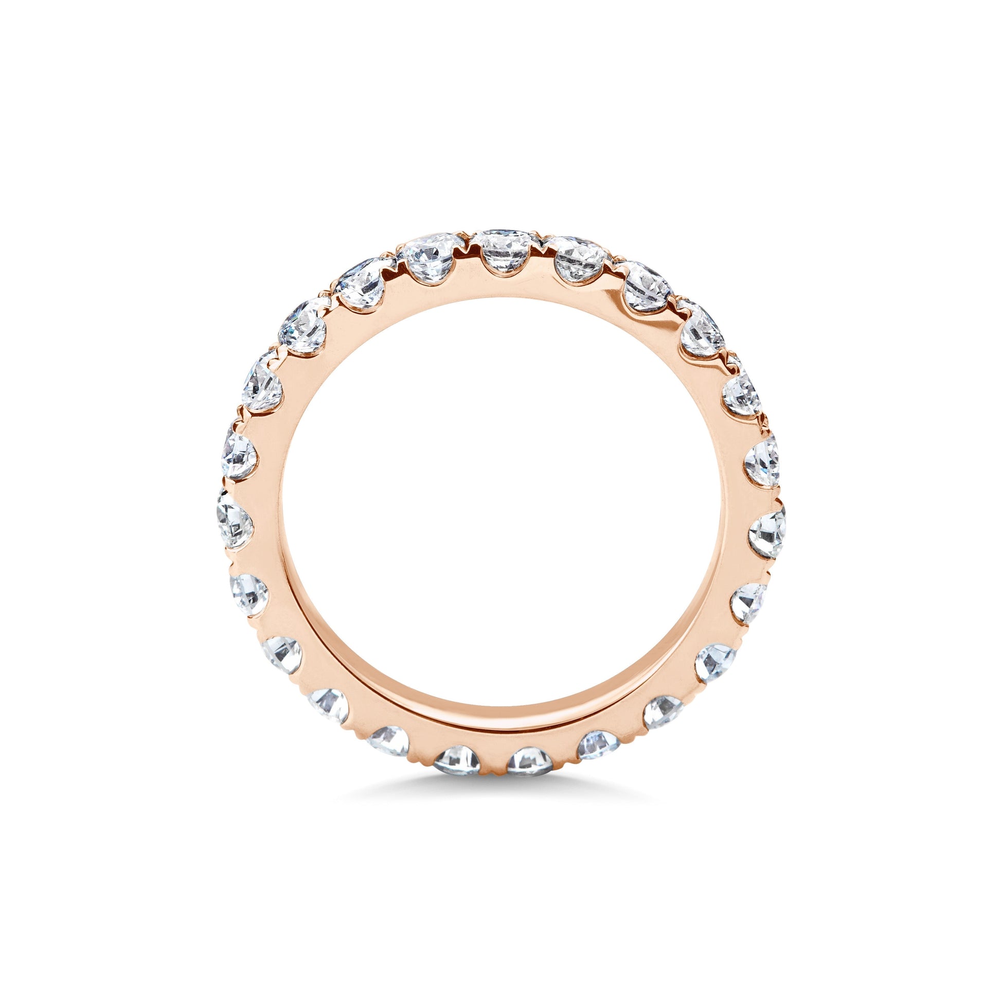 1.5 TCW Round Lab-Grown Diamond Eternity Wedding Band 10