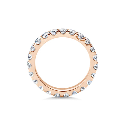 1.5 TCW Round Lab-Grown Diamond Eternity Wedding Band 10