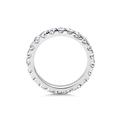1.5 TCW Round Lab-Grown Diamond Eternity Wedding Band 4
