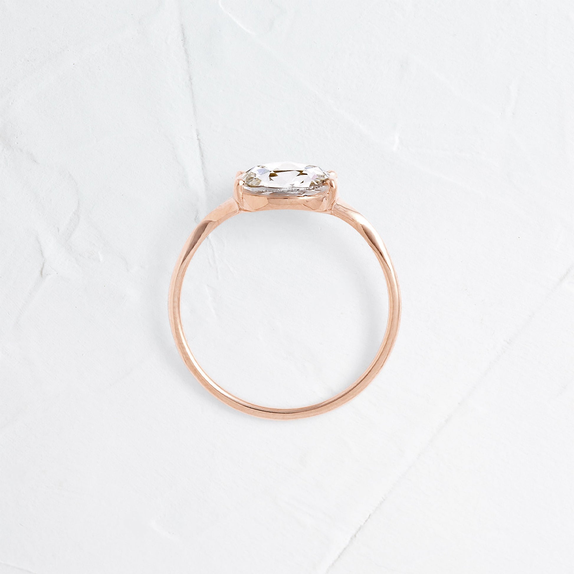 Solitaire-Oval Lab Grown Diamond Engagement Ring