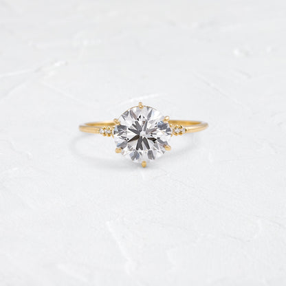 Solitaire-Oval Lab Grown Diamond Engagement Ring