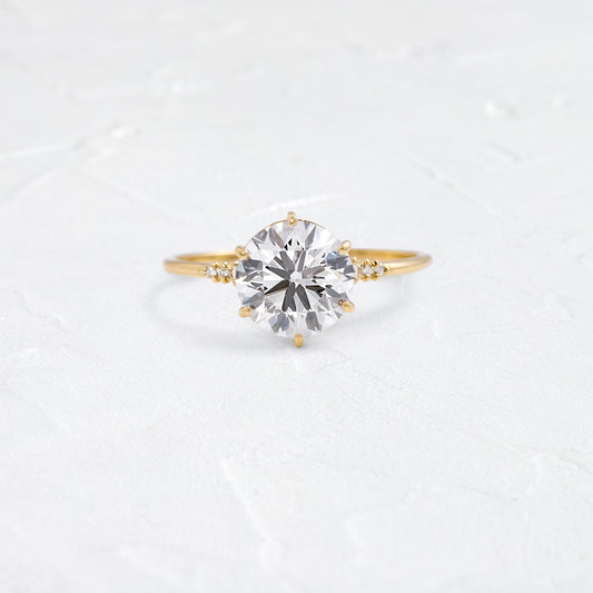 Solitaire-Oval Lab Grown Diamond Engagement Ring