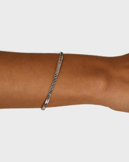 Line Textured Cuff Bracelet 4